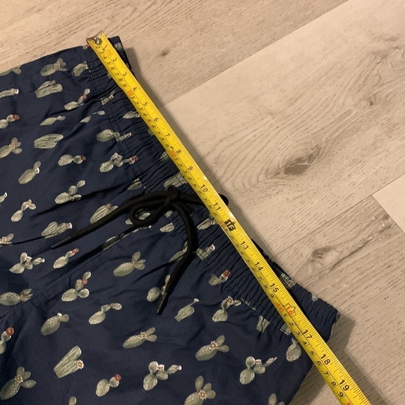 Goodthreads Swim Trunks, Large cactus navy NWT - Picture 14 of 16